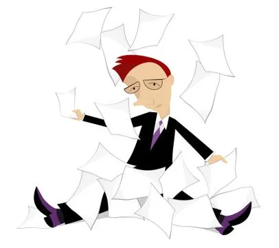 Endless work Stockillustratie