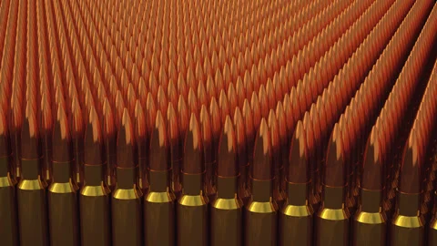 Endlessly Moving Bullets Stock Footage 232060643