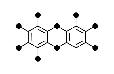 Endocrine disruptors formula Stock Illustration
