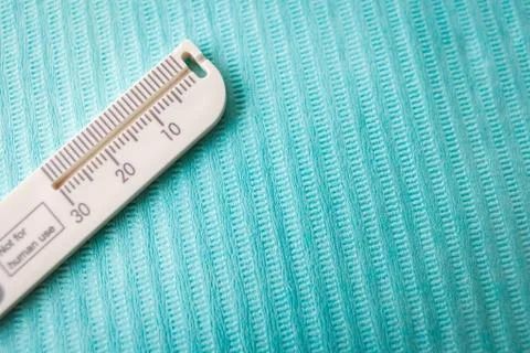 Endodontic instruments on the napkin. Top view with copy space for text Stock Photos