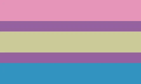 Endogender flag vector illustration. Ilustración de archivo