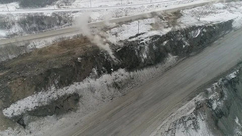 Endogenous fire smokes Stock Footage 82973076