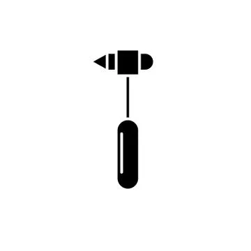 Endoscope black icon, vector sign on isolated background. Endoscope concept Stock Illustration