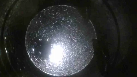 Endoscope camera inside the engine. Exploring the inner parts of the cylinder Stock Footage 305618641