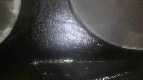 Endoscope camera inside the engine. Exploring the inner parts of the cylinder Stock Footage 305618659