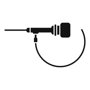 Endoscope icon simple vector. Medical camera Stock Illustration