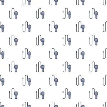 Endoscope medical device seamless pattern Stock Illustration