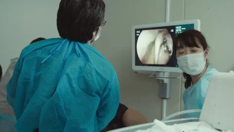 Endoscope Surgery Stock Footage 307476717