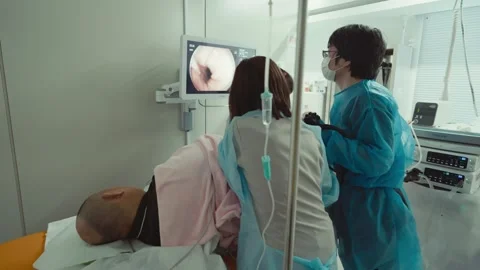 Endoscope Surgery Stock Footage 307476750