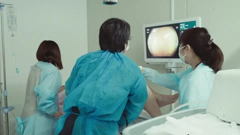 Endoscope Surgery Stock Footage 307476850