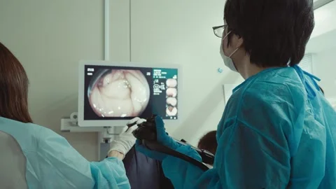 Endoscope Surgery Stock Footage 307477019