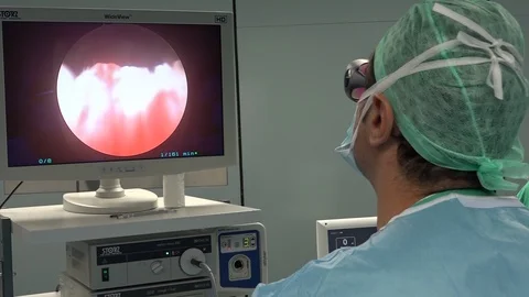 Endoscopic resection of the prostate Surgeon 库存影片 103796725