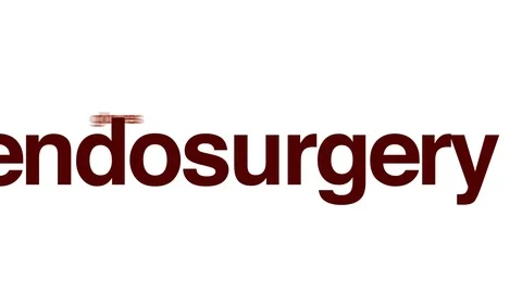 Endosurgery animated word cloud. Stock Footage 71361230