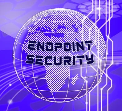 Endpoint Security Safe System Protection 3d Illustration Stock Illustration