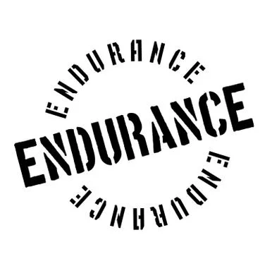Endurance rubber stamp Stock Illustration