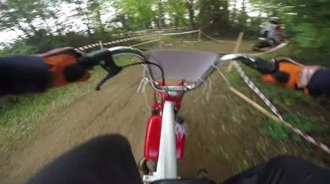 Enduro Adventure, Gopro Point Of View Stock Footage 65633853