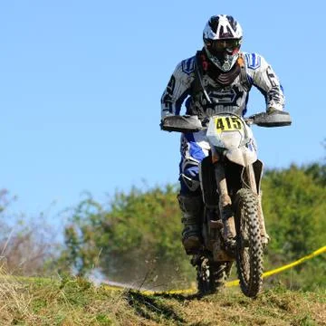 Enduro cross championship Foto stock