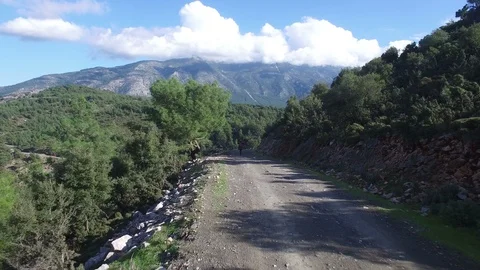 Enduro Motocross Pilot Trainning on the mountain Video stock 101784571