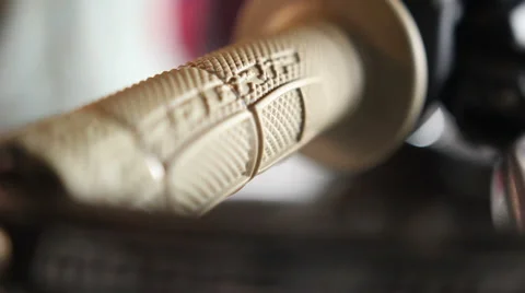 Enduro motorcycle engine start Stock Footage 65993798