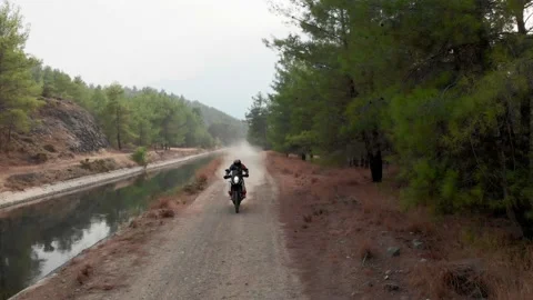 Enduro rider 02 Stock Footage 233186210