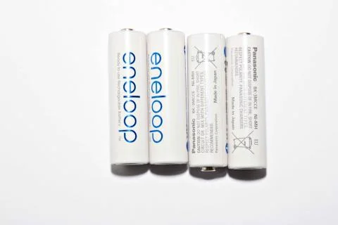 Eneloop AA battery Fotos de archivo