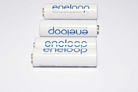Eneloop AA battery 스톡 사진