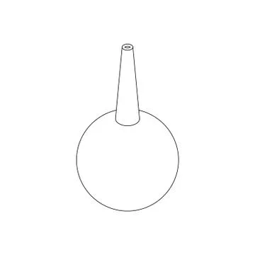 Enema icon, isometric 3d style Stock Illustration