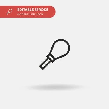 Enema Simple vector icon. Illustration symbol design template for web mobile  Illustrazione stock
