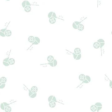 Enema tool glyph seamless pattern Stock Illustration