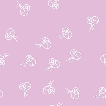 Enema tool line seamless pattern 스톡 일러스트