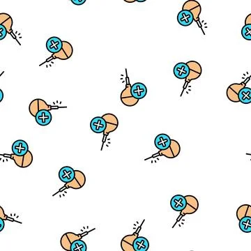 Enema tool vector seamless pattern 스톡 일러스트