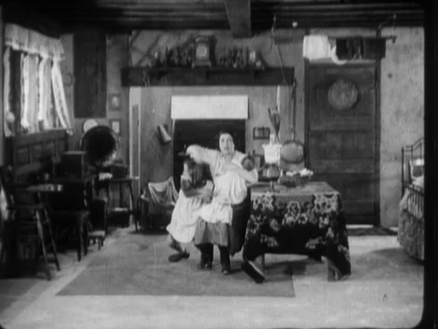 Enemy pilot drops bomb during air raid, WW1, 1918 Stock Footage 133388402