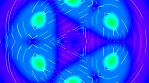 Energetic abstract fluid motion background with glowing vibrant tech patterns Stock Footage 335520882