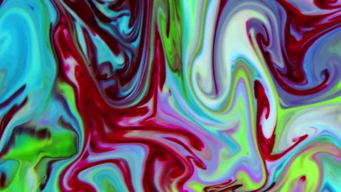 Energetic Abstract Fluid Swirls Stock Footage 328025801