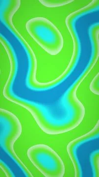 Energetic abstract pattern in neon green, cyan and deep blue, with irregula.. Stock Illustration