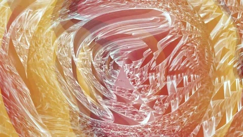 Energetic abstract swirling forms in orange and white a video showcasing Video stock 333308267