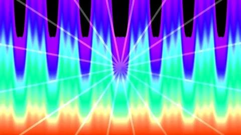 Energetic abstract technology background with vibrant rainbow gradient and .. Stock Footage 339333152