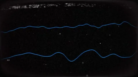 Energetic Abstract Wave Loop for Promo Videos Stock Footage 305386963