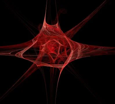 Energetic and dynamic abstraction on a dark background Stock Illustration