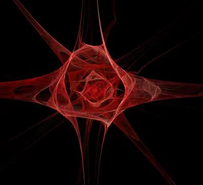 Energetic and dynamic abstraction on a dark background Stock Illustration