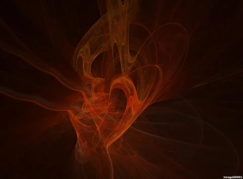 Energetic and dynamic abstraction on a dark background Stock Illustration