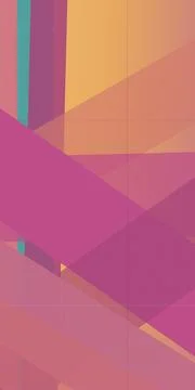 Energetic angular planes in pink, orange, purple, and coral create a bold m.. 스톡 일러스트