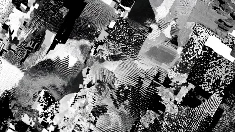 Energetic Background of Collapse Stock Footage 308244375