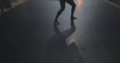 Energetic boxer practicing in ring Video stock 108549351