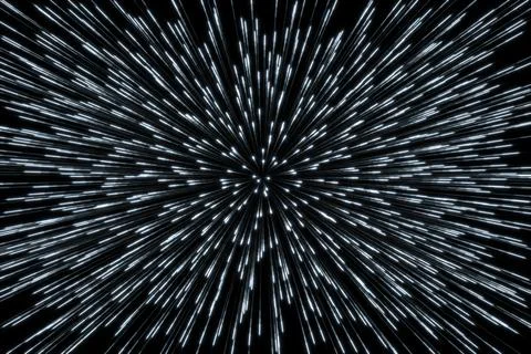 Energetic charged particles explosion. Stock Illustration