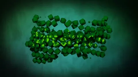 Energetic Cubes Logo Reveal After Effects stock