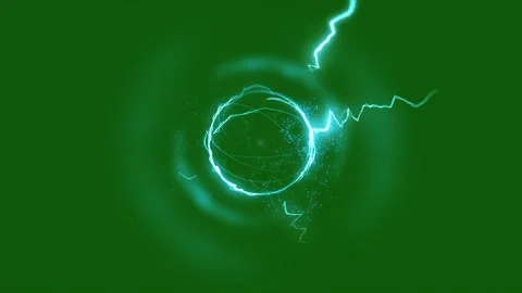 Energetic electric glowing light blast animation at 4k high fps. Stock Footage 322658039