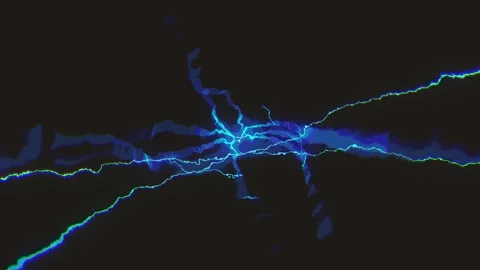 Energetic Electricity Rays Vfx Background Animation 스톡 동영상 348094288