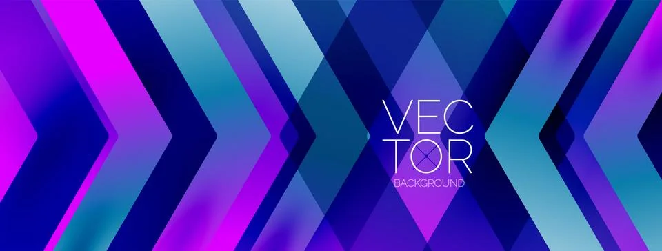Energetic geometric background featuring an array of dynamic arrows in Stock Illustration