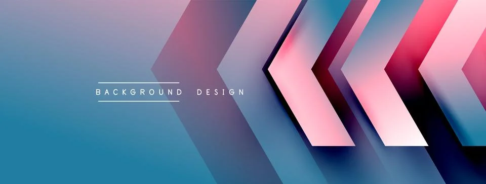 Energetic geometric background featuring an array of dynamic arrows in Stock-Illustration